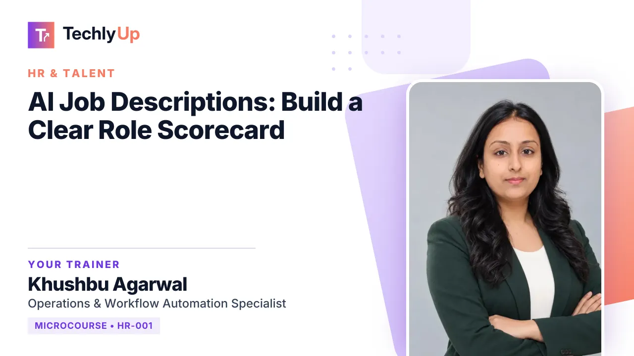 AI Job Descriptions: Build a Clear Role Scorecard — microcourse thumbnail