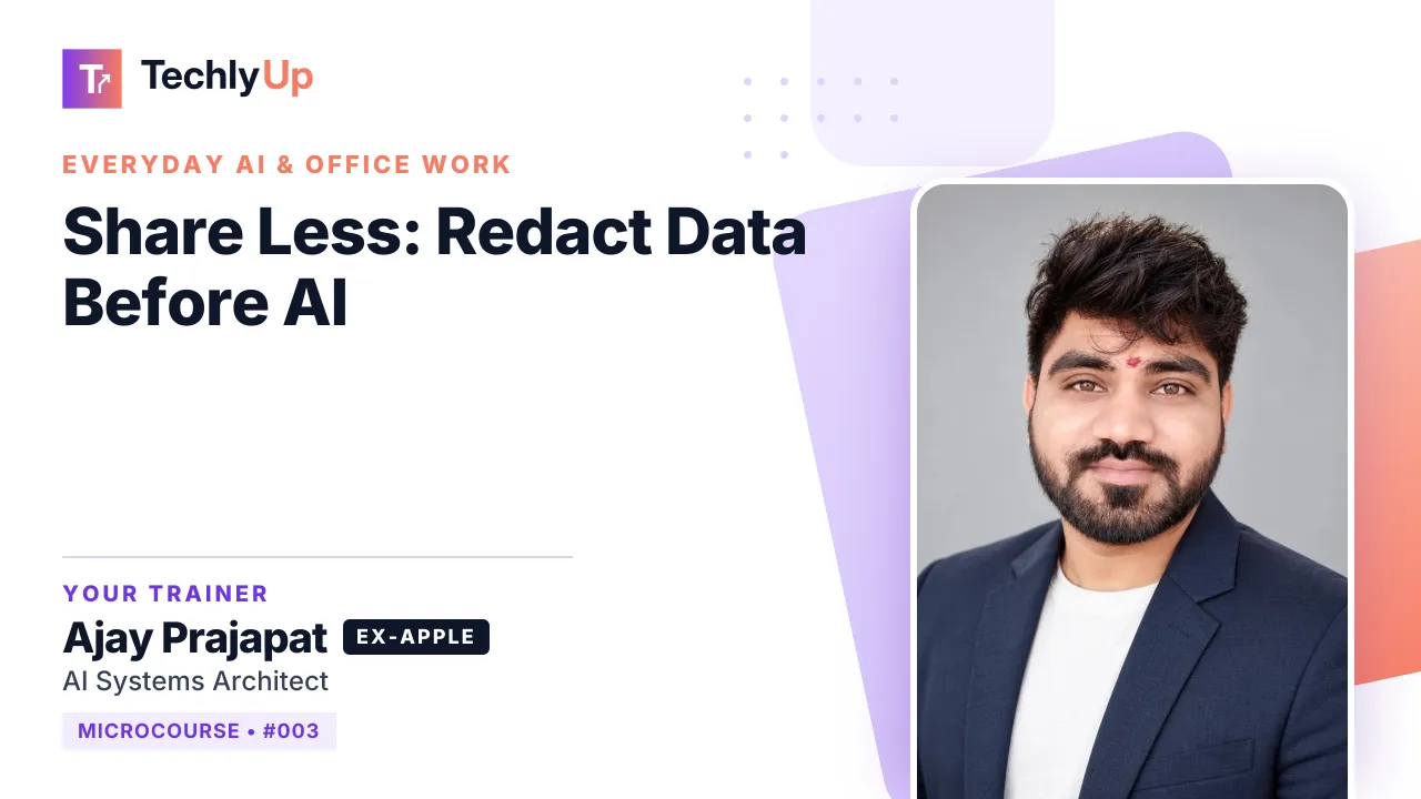 Share Less: Redact Data Before AI — microcourse thumbnail